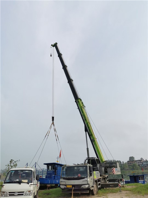 怀集县桥梁建设吊装案例